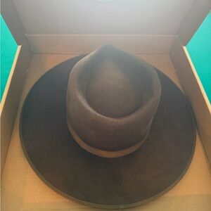 Lack Of Color Dark Brown Hat